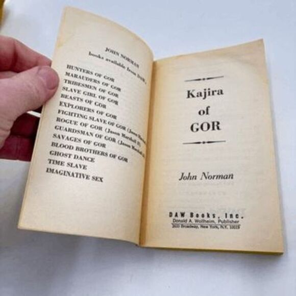 Kajira of Gor 19 John Norman vintage PB BDSM Cover Art 1st Printing - Picture 7 of 8